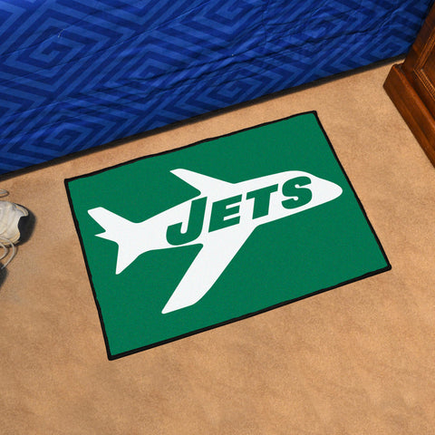 New York Jets Starter Mat Accent Rug - 19in. x 30in., NFL Vintage