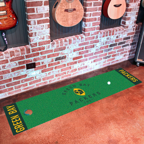 Green Bay Packers Putting Green Mat - 1.5ft. x 6ft., NFL Vintage