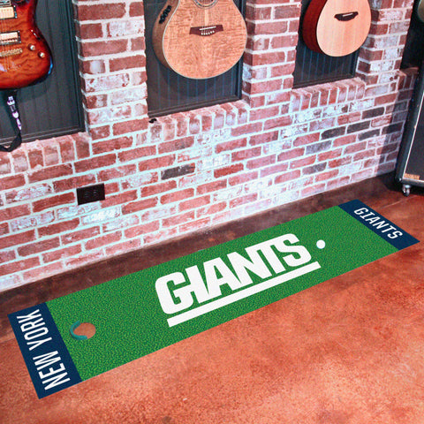 New York Giants Putting Green Mat - 1.5ft. x 6ft., NFL Vintage
