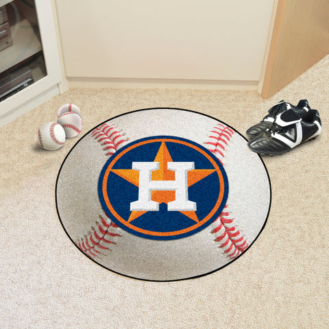 Houston Astros Baseball Rug - 27in. Diameter