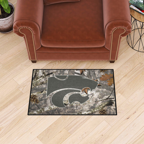Kansas State Wildcats Camo Starter Mat Accent Rug - 19in. x 30in.