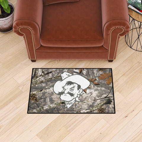 Oklahoma State Cowboys Camo Starter Mat Accent Rug - 19in. x 30in.