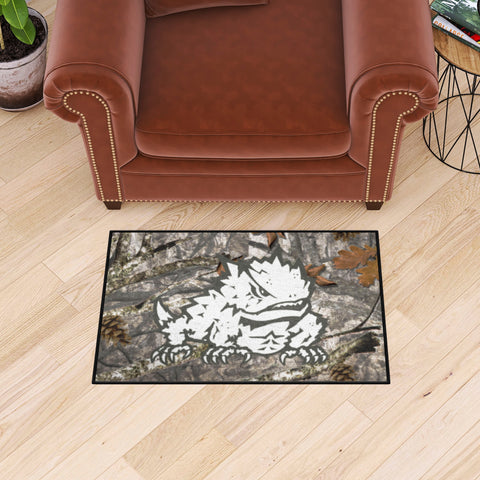 TCU Horned Frogs Camo Starter Mat Accent Rug - 19in. x 30in.