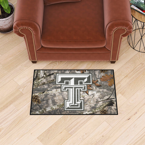 Texas Tech Red Raiders Camo Starter Mat Accent Rug - 19in. x 30in.