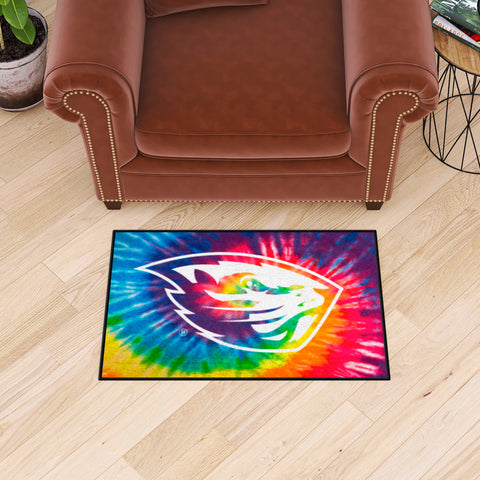 Oregon State Beavers Tie Dye Starter Mat Accent Rug - 19in. x 30in.