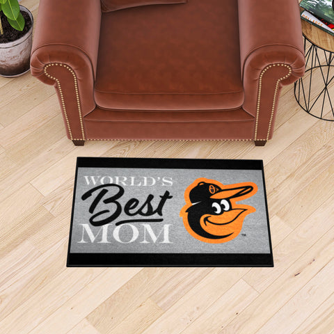 Baltimore Orioles World's Best Mom Starter Mat Accent Rug - 19in. x 30in.