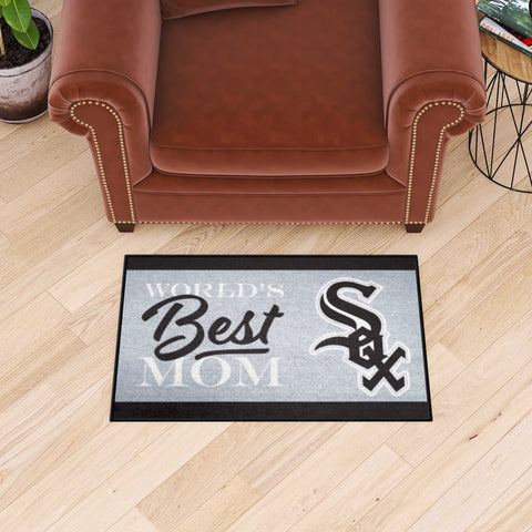 Chicago White Sox World's Best Mom Starter Mat Accent Rug - 19in. x 30in.