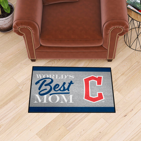 Cleveland Guardians World's Best Mom Starter Mat Accent Rug - 19in. x 30in.