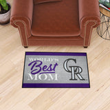 Colorado Rockies World's Best Mom Starter Mat Accent Rug - 19in. x 30in.