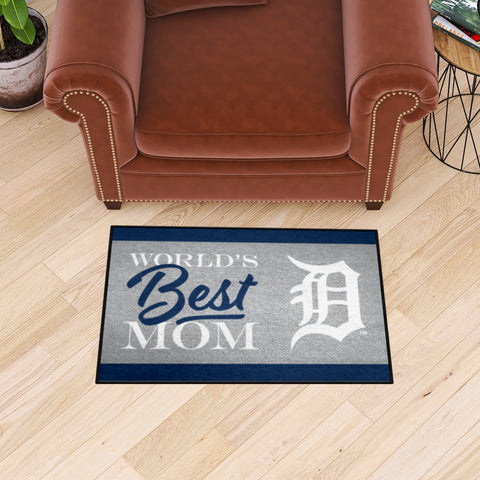 Detroit Tigers World's Best Mom Starter Mat Accent Rug - 19in. x 30in.