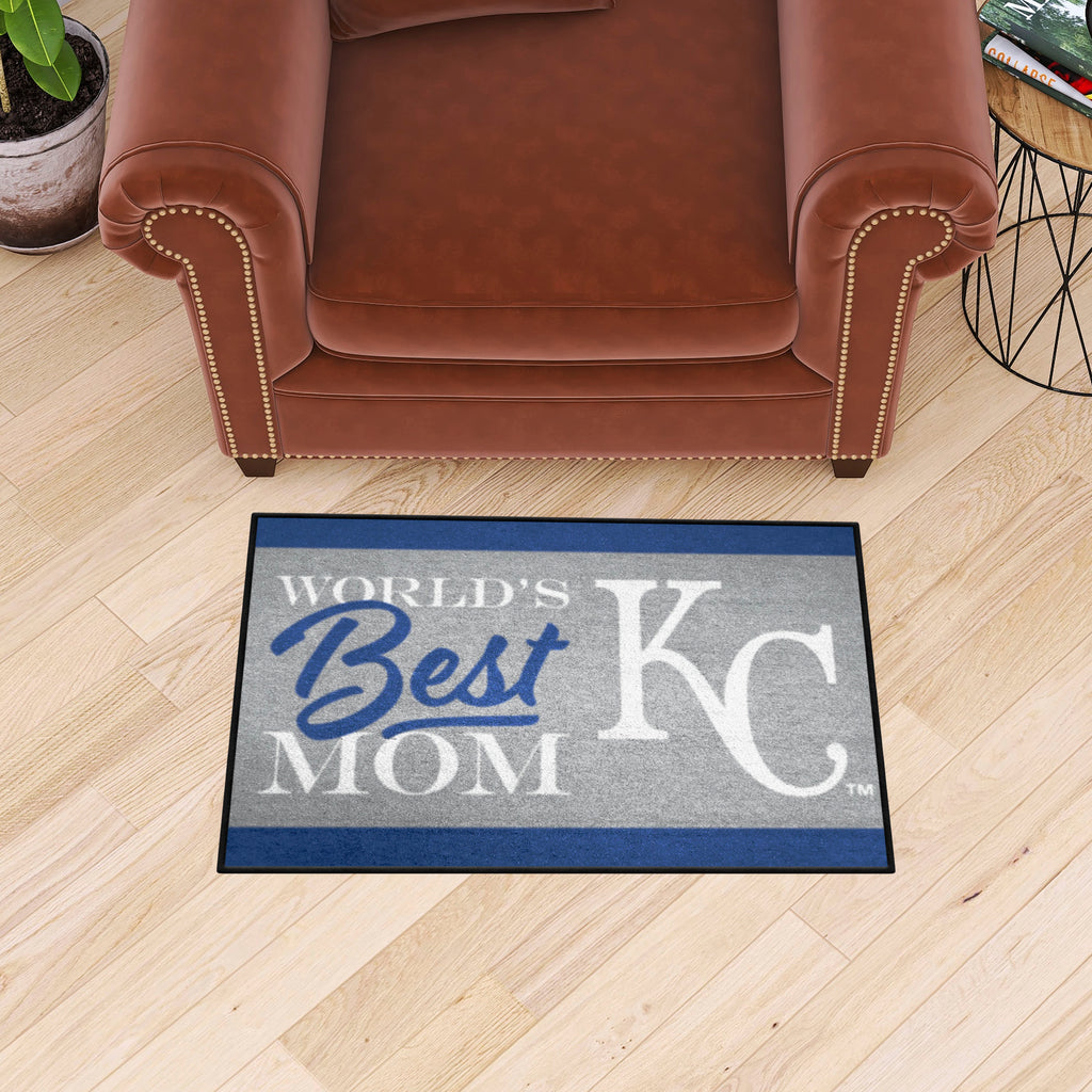 Kansas City Royals World's Best Mom Starter Mat Accent Rug - 19in. x 30in.
