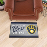 Milwaukee Brewers World's Best Mom Starter Mat Accent Rug - 19in. x 30in.
