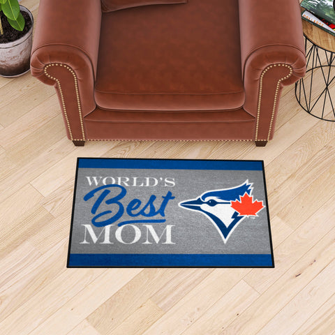Toronto Blue Jays World's Best Mom Starter Mat Accent Rug - 19in. x 30in.