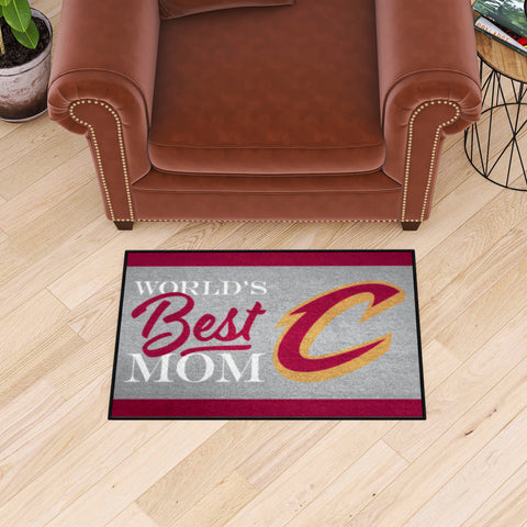 Cleveland Cavaliers World's Best Mom Starter Mat Accent Rug - 19in. x 30in.