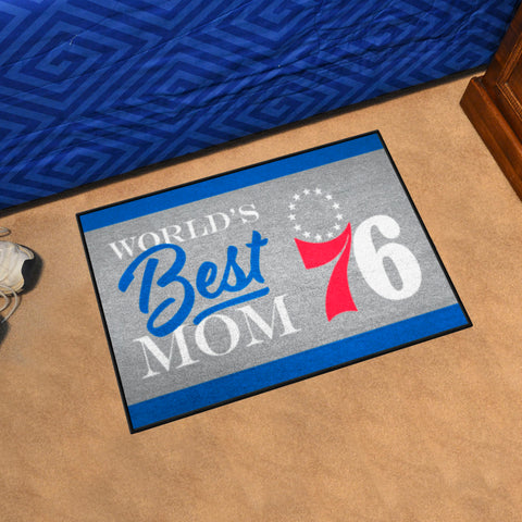 Philadelphia 76ers World's Best Mom Starter Mat Accent Rug - 19in. x 30in.