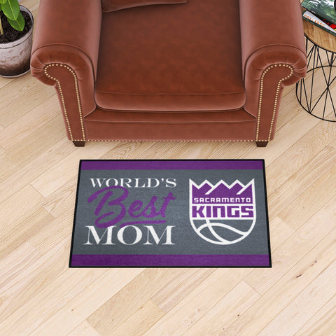 Sacramento Kings World's Best Mom Starter Mat Accent Rug - 19in. x 30in.