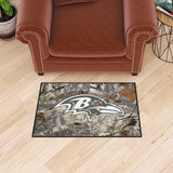 Baltimore Ravens Camo Starter Mat Accent Rug - 19in. x 30in.