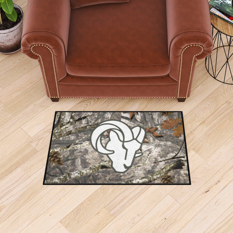 Los Angeles Rams Camo Starter Mat Accent Rug - 19in. x 30in.