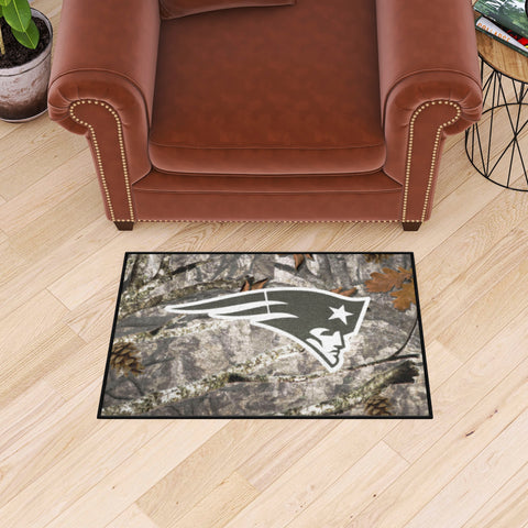 New England Patriots Camo Starter Mat Accent Rug - 19in. x 30in.