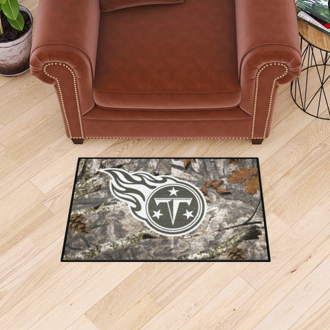 Tennessee Titans Camo Starter Mat Accent Rug - 19in. x 30in.