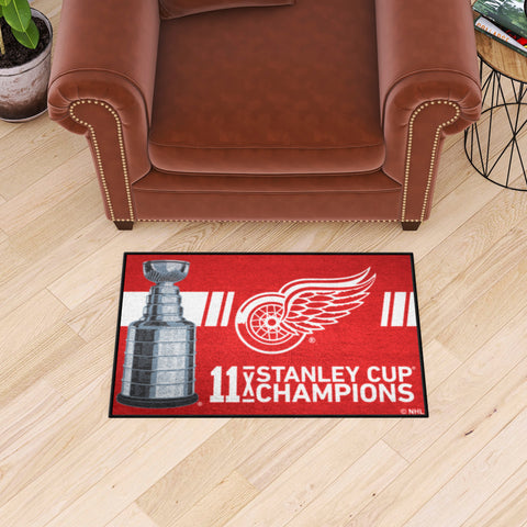 Detroit Red Wings Dynasty Starter Mat Accent Rug - 19in. x 30in.