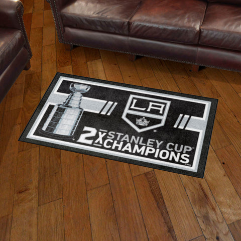 Los Angeles Kings Dynasty 3ft. x 5ft. Plush Area Rug