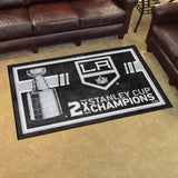 Los Angeles Kings Dynasty 4ft. x 6ft. Plush Area Rug