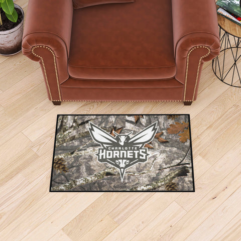 Charlotte Hornets Camo Starter Mat Accent Rug - 19in. x 30in.