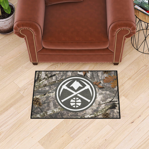Denver Nuggets Camo Starter Mat Accent Rug - 19in. x 30in.
