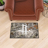 Houston Rockets Camo Starter Mat Accent Rug - 19in. x 30in.