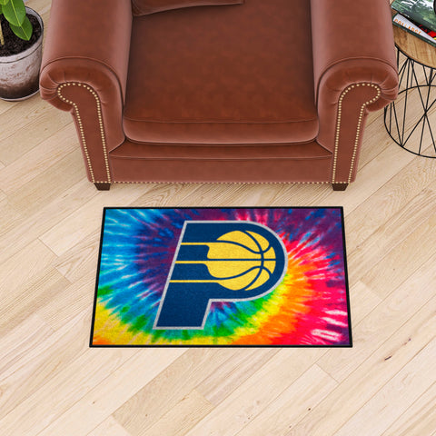 Indiana Pacers Tie Dye Starter Mat Accent Rug - 19in. x 30in.