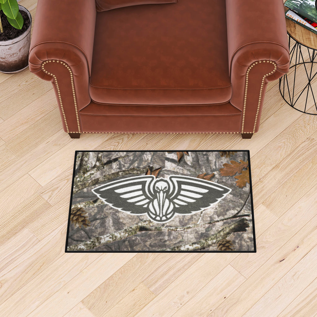 New Orleans Pelicans Camo Starter Mat Accent Rug - 19in. x 30in.