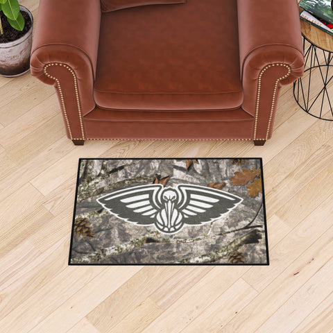 New Orleans Pelicans Camo Starter Mat Accent Rug - 19in. x 30in.