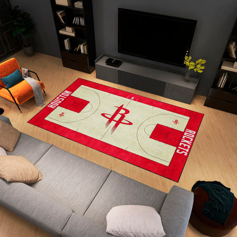 Houston Rockets 6 ft. x 10 ft. Plush Area Rug