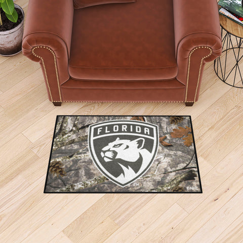Florida Panthers Camo Starter Mat Accent Rug - 19in. x 30in.