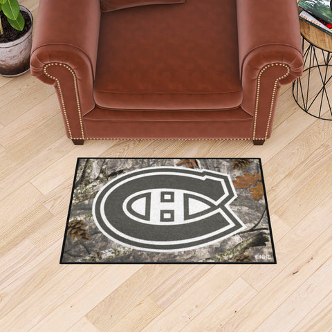 Montreal Canadiens Camo Starter Mat Accent Rug - 19in. x 30in.