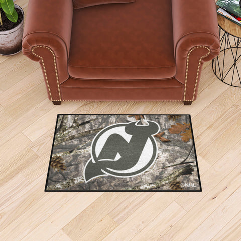 New Jersey Devils Camo Starter Mat Accent Rug - 19in. x 30in.