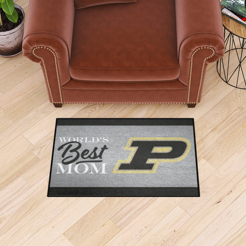 Purdue Boilermakers World's Best Mom Starter Mat Accent Rug - 19in. x 30in.