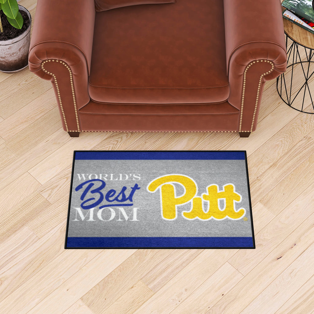 Pitt Panthers World's Best Mom Starter Mat Accent Rug - 19in. x 30in.
