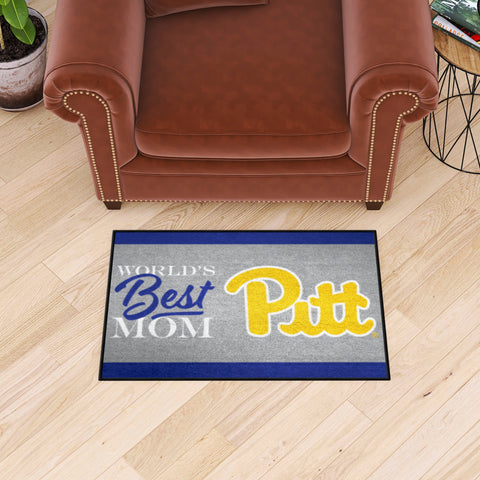 Pitt Panthers World's Best Mom Starter Mat Accent Rug - 19in. x 30in.