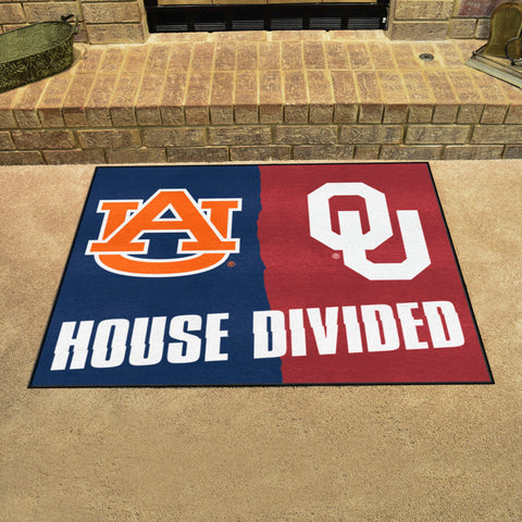 House Divided - Auburn / Oklahoma Rug 34 in. x 42.5 in.