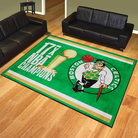 Boston Celtics Dynasty 8ft. x 10ft. Plush Area Rug