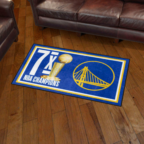 Golden State Warriors Dynasty 3ft. x 5ft. Plush Area Rug