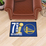 Golden State Warriors Dynasty Starter Mat Accent Rug - 19in. x 30in.
