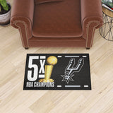 San Antonio Spurs Dynasty Starter Mat Accent Rug - 19in. x 30in.