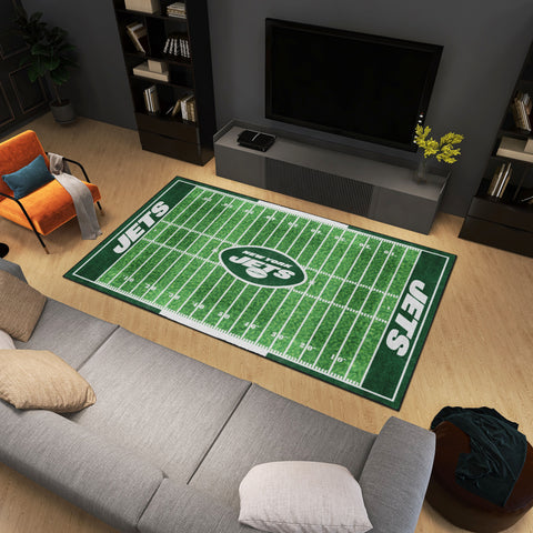 New York Jets 6 ft. x 10 ft. Plush Area Rug