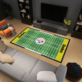 Pittsburgh Steelers 6 ft. x 10 ft. Plush Area Rug