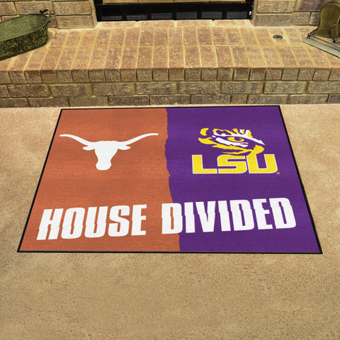 House Divided - Texas / LSU Rug 34 in. x 42.5 in.