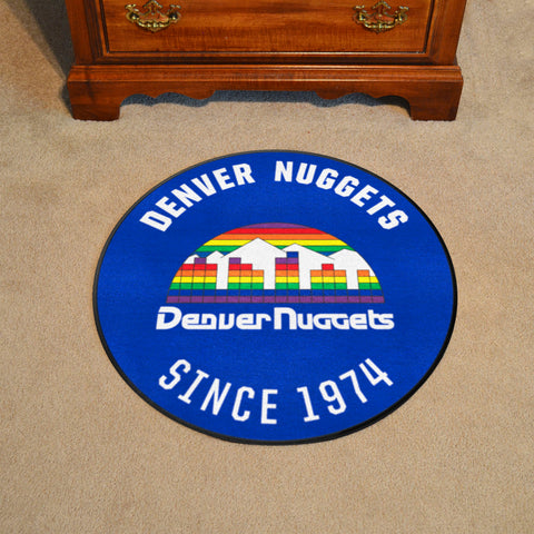 NBA Retro Denver Nuggets Roundel Rug - 27in. Diameter
