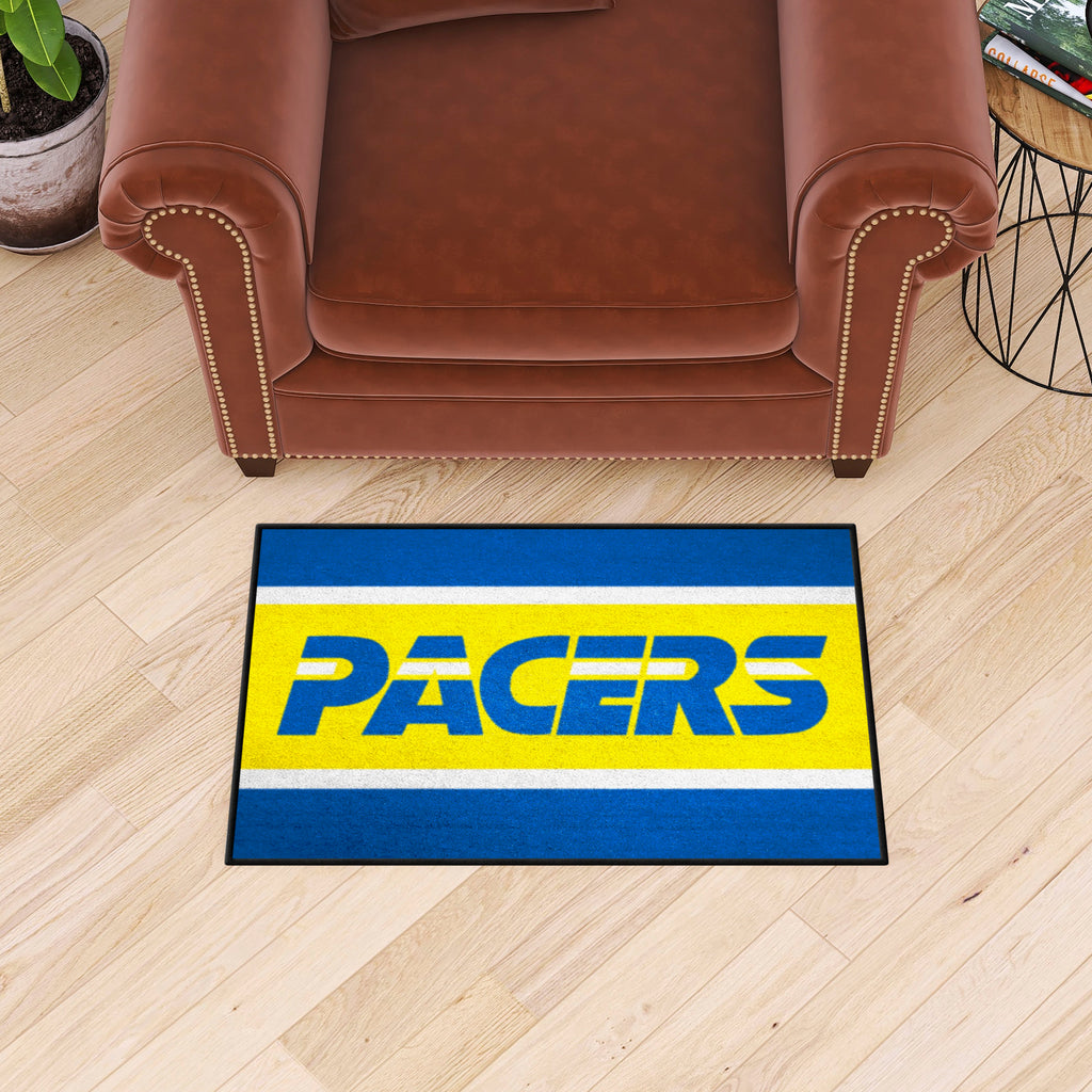 NBA Retro Indiana Pacers Starter Mat Accent Rug - 19in. x 30in.